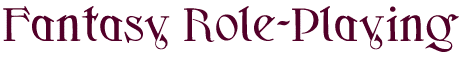 Fantasy Role-playing